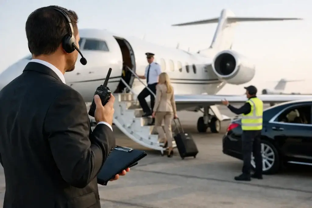 Private Aviation Ground Coordination That Works