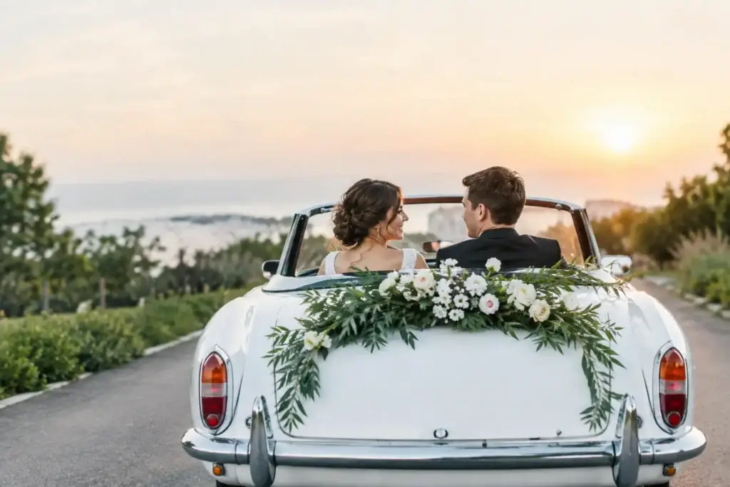 How a Wedding Getaway Car Works for Your Exit