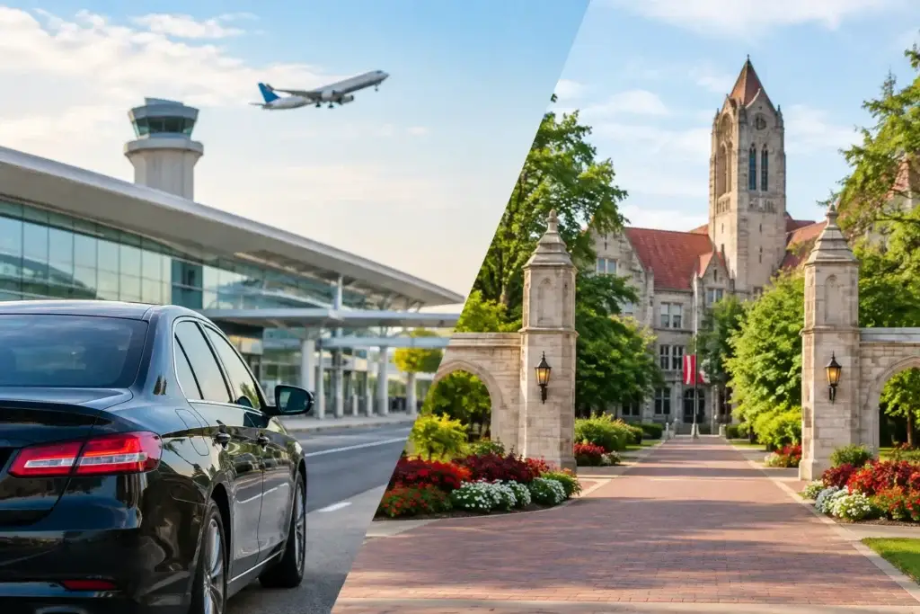 Indianapolis Airport Ride to Indiana University Bloomington